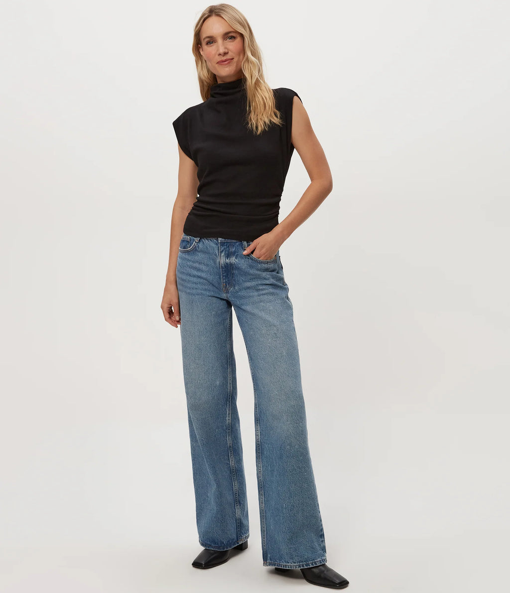 Michael Stars Power Shoulder Tee for Day and Night