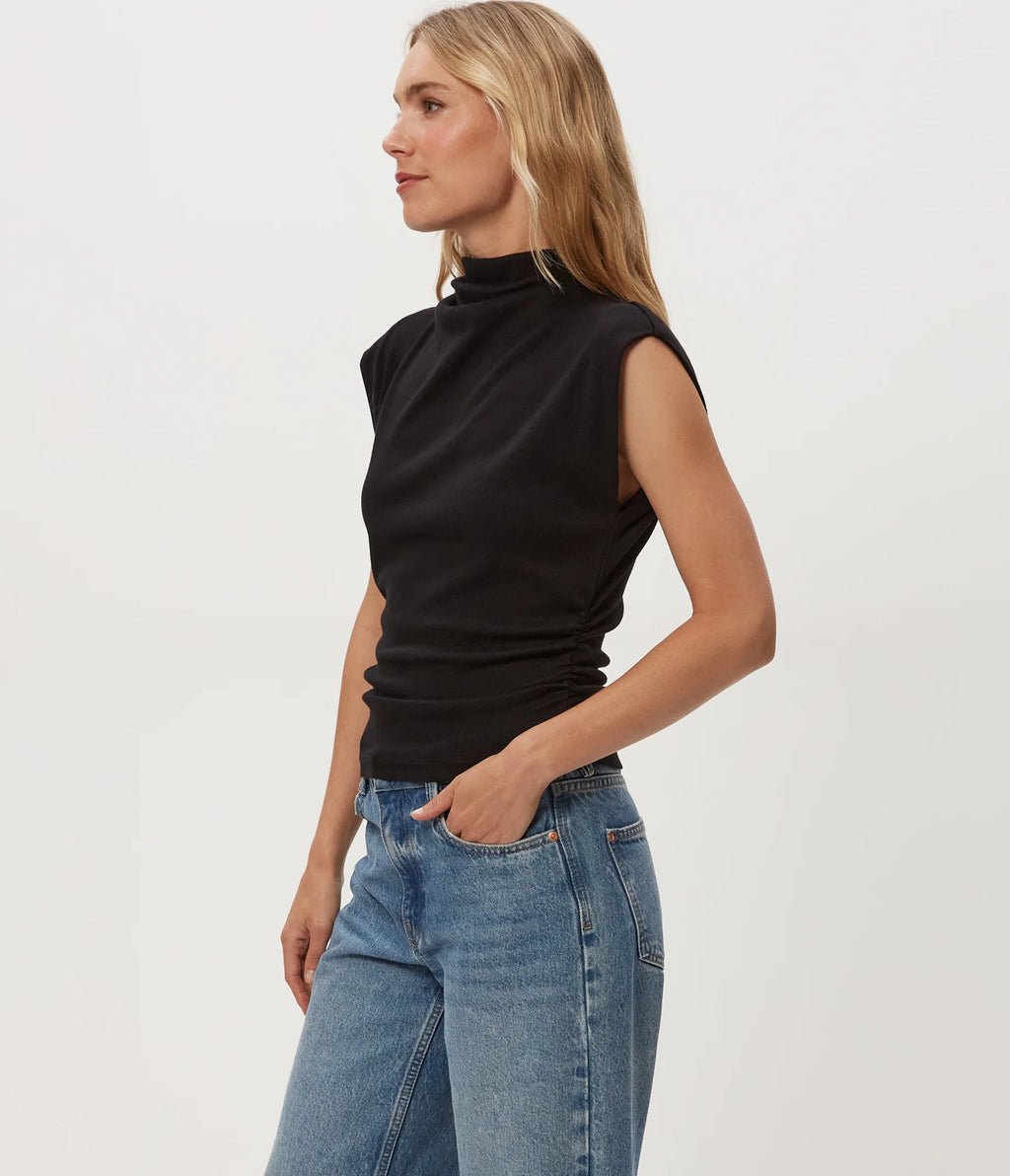 Michael Stars Power Shoulder Tee for Day and Night