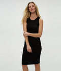 Michael Stars Demi Midi Dress - Classic Sleeveless Style