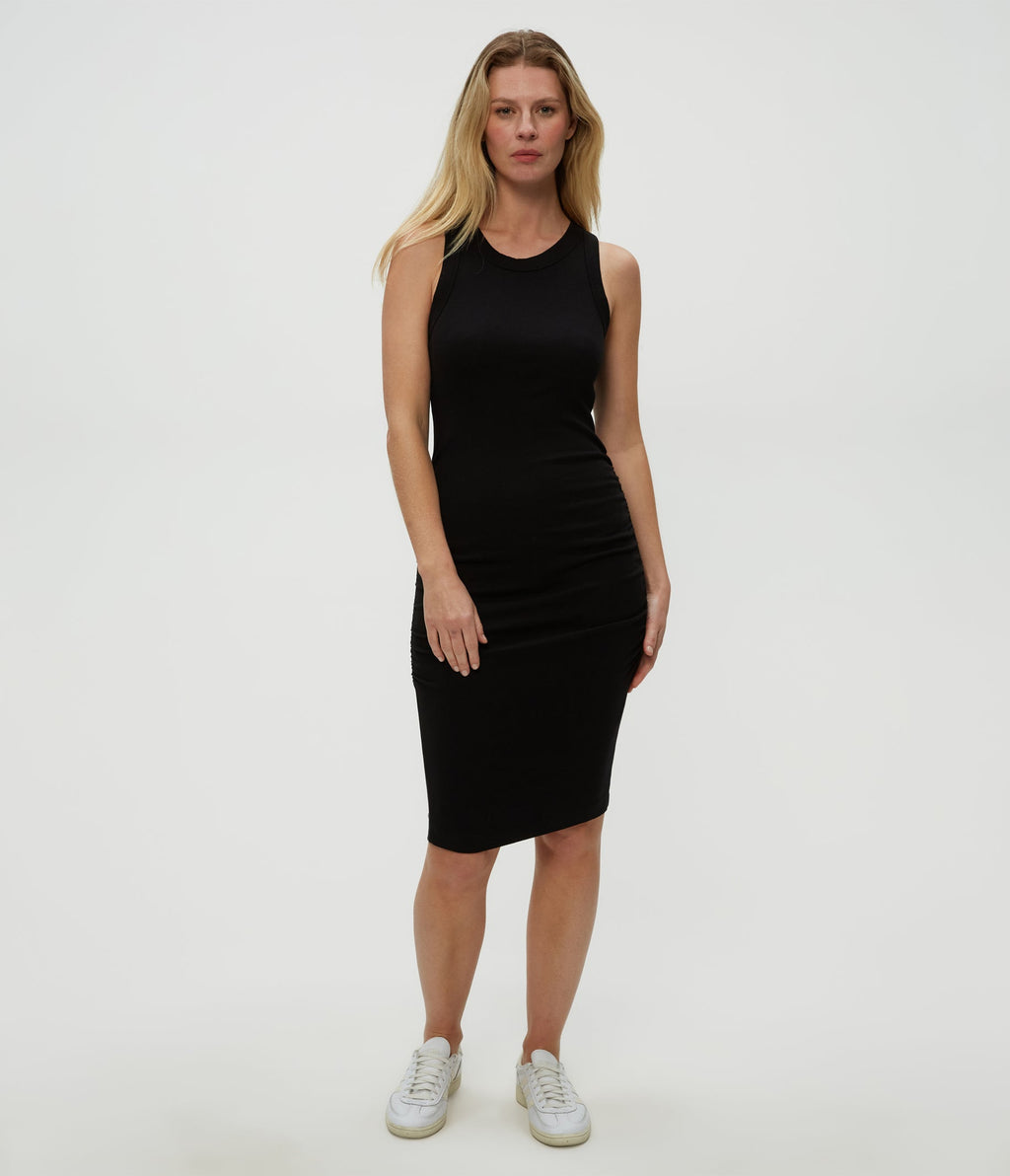 Michael Stars Demi Midi Dress - Classic Sleeveless Style