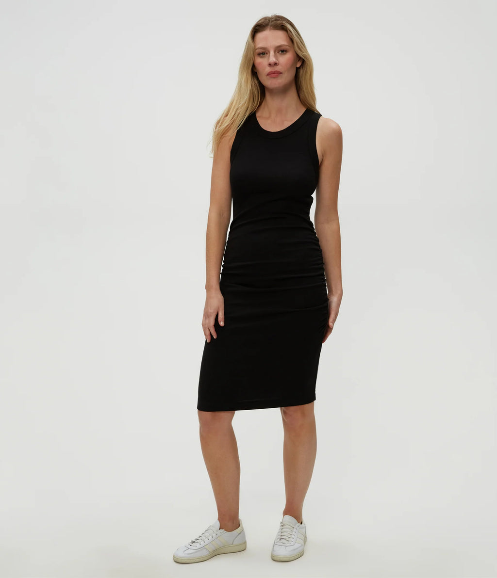 Michael Stars Demi Midi Dress - Classic Sleeveless Style