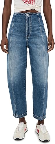 Pistola Blair High Rise Seamed Barrel Jeans