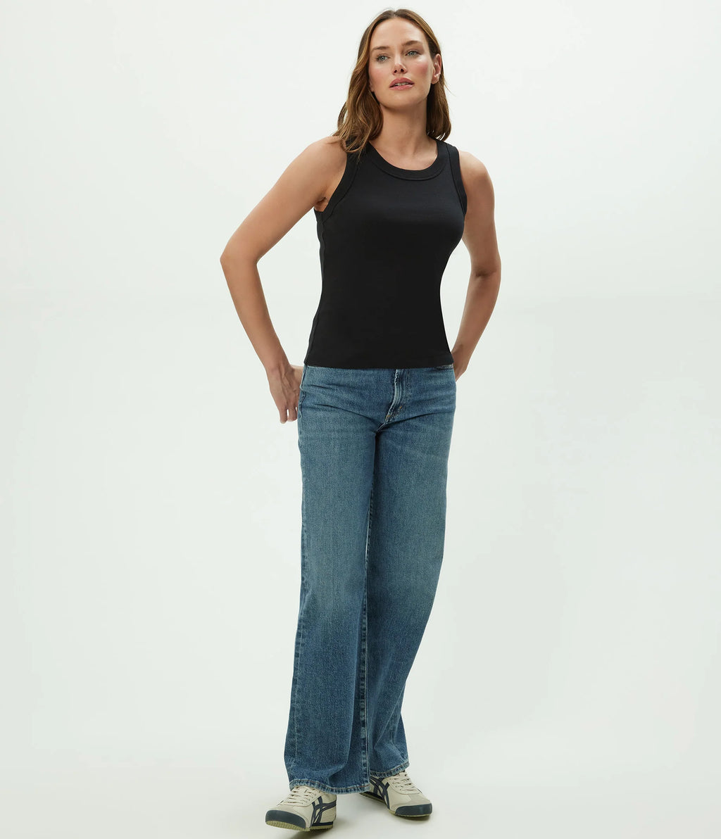 Michael Stars Paloma Wide Binding Tank - Cotton Fit