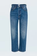 Pistola Cassie Crop High Rise Straight Jeans