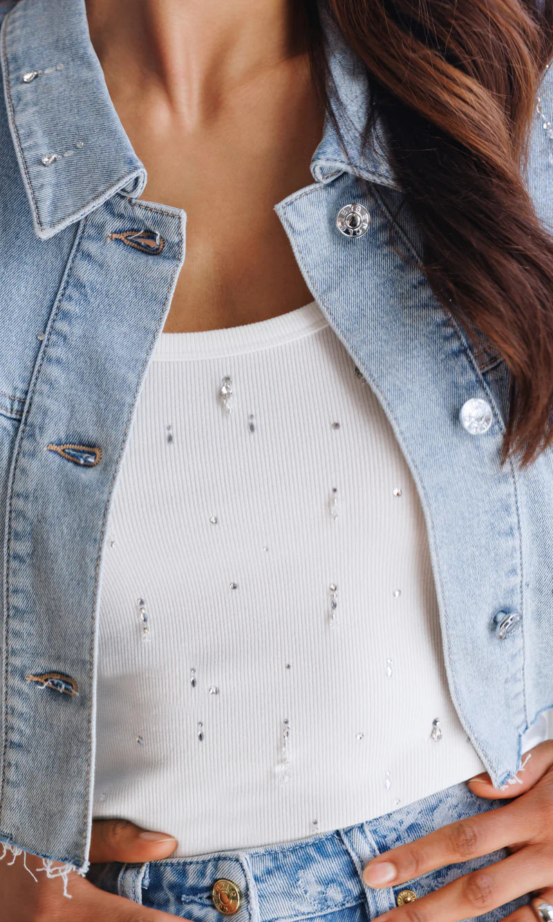 Generation Love * Evita Embellished Top