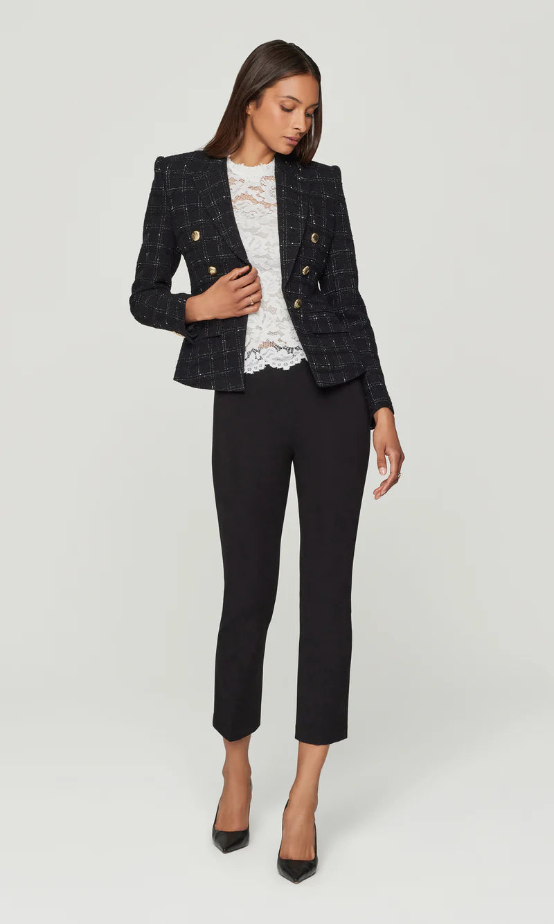 Generation Love * ELSA WINDOWPANE TWEED BLAZER