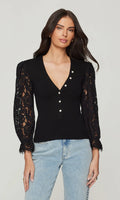 Generation Love * MCKENNA LACE COMBO TOP
