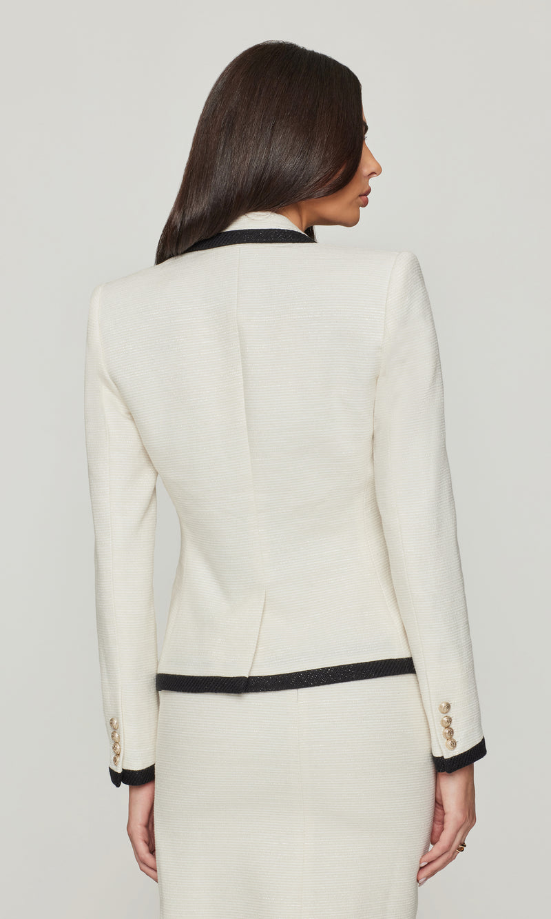 Generation Love * HAIDI CONTRAST COMBO TWEED BLAZER