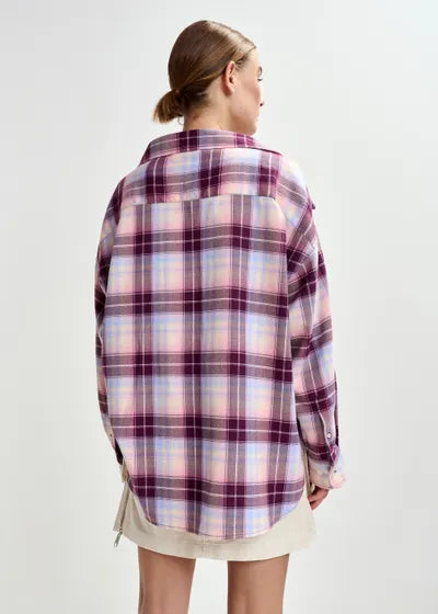 Essentiel Antwerp JANDREW Rhinestone Plaid Shirt