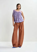 ESSENTIEL ANTWERP - JOCELYN-SEQUINS SMOCKED TANK TOP
