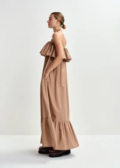 ESSENTIEL ANTWERP - JOYCE - Floral Belted Ruffle Dress