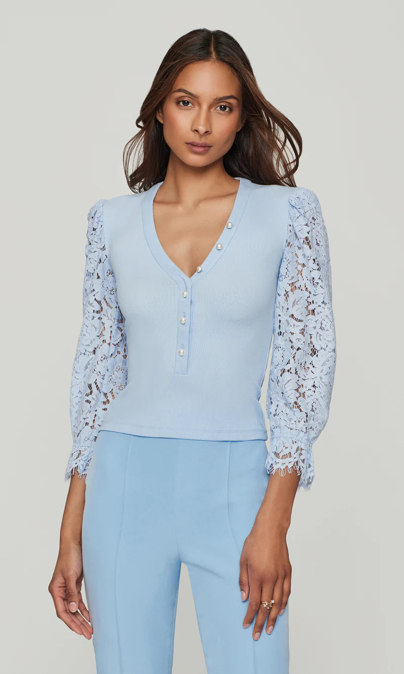 MCKENNA LACE COMBO TOP