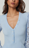 MCKENNA LACE COMBO TOP