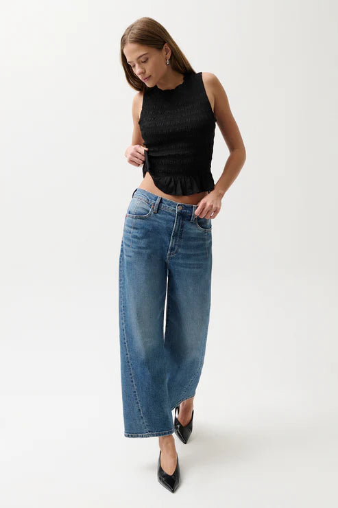 Pistola KYRA High Rise Bowed Ankle Jeans
