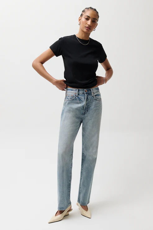 Pistola Cassie High Rise Straight Jeans