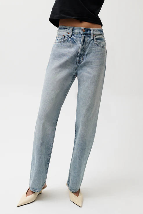 Pistola Cassie High Rise Straight Jeans
