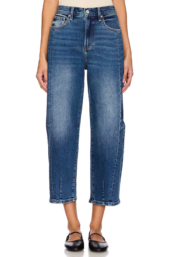 Pistola Eli Mid Rise Wide Leg Jeans - Comfortable Denim Fit