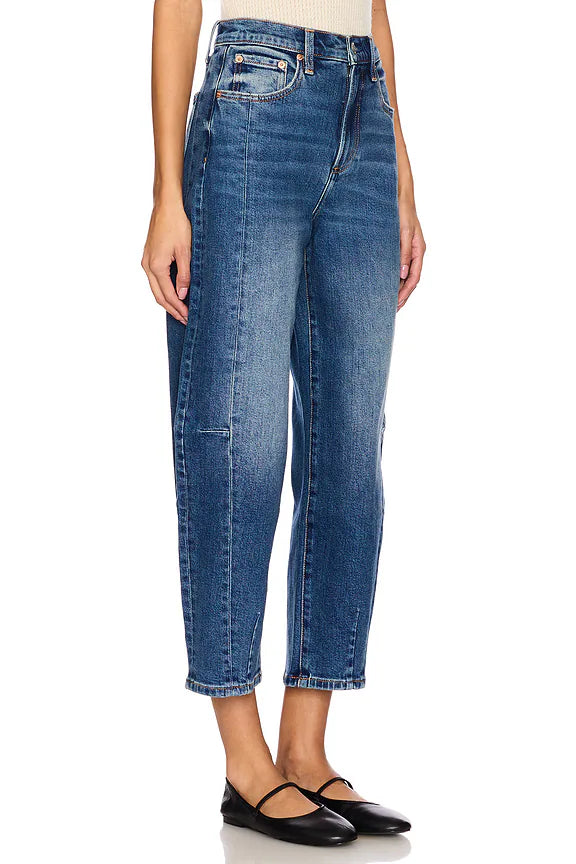 Pistola Eli Mid Rise Wide Leg Jeans - Comfortable Denim Fit