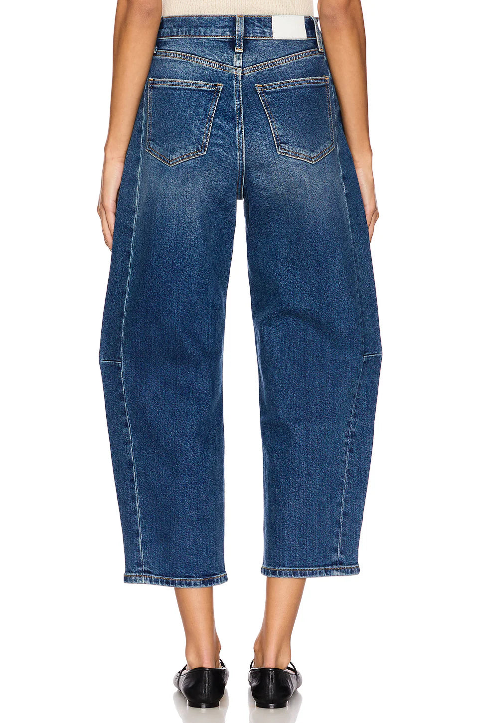 Pistola Eli Mid Rise Wide Leg Jeans - Comfortable Denim Fit
