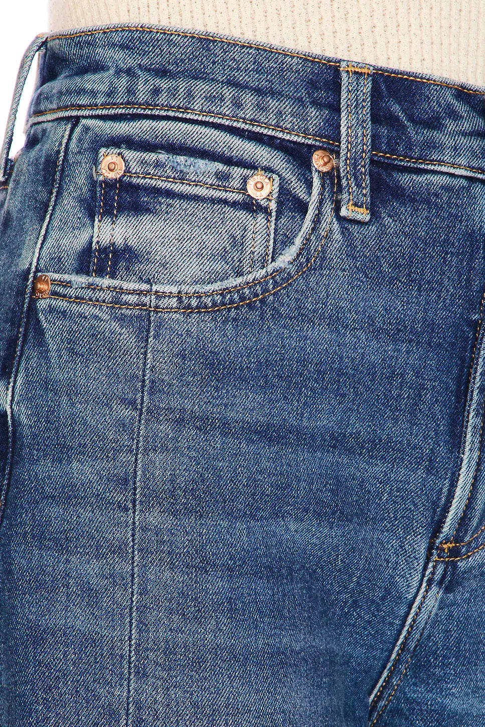 Pistola Eli Mid Rise Wide Leg Jeans - Comfortable Denim Fit