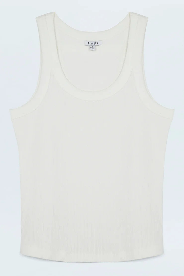 Pistola Curved Hem Tank for Timeless Style