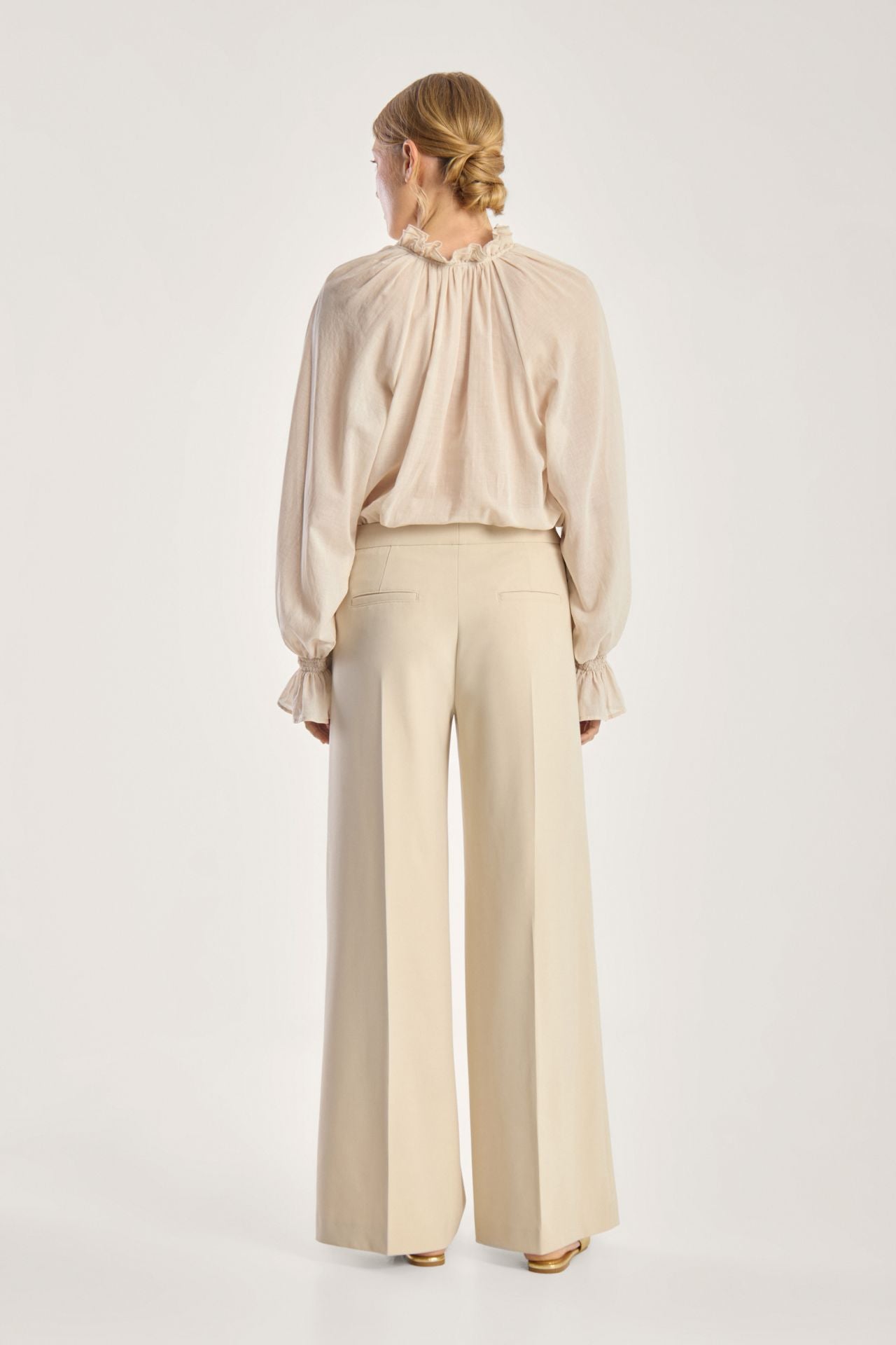 Seductive Pants - Elegant Wide-Leg Pants