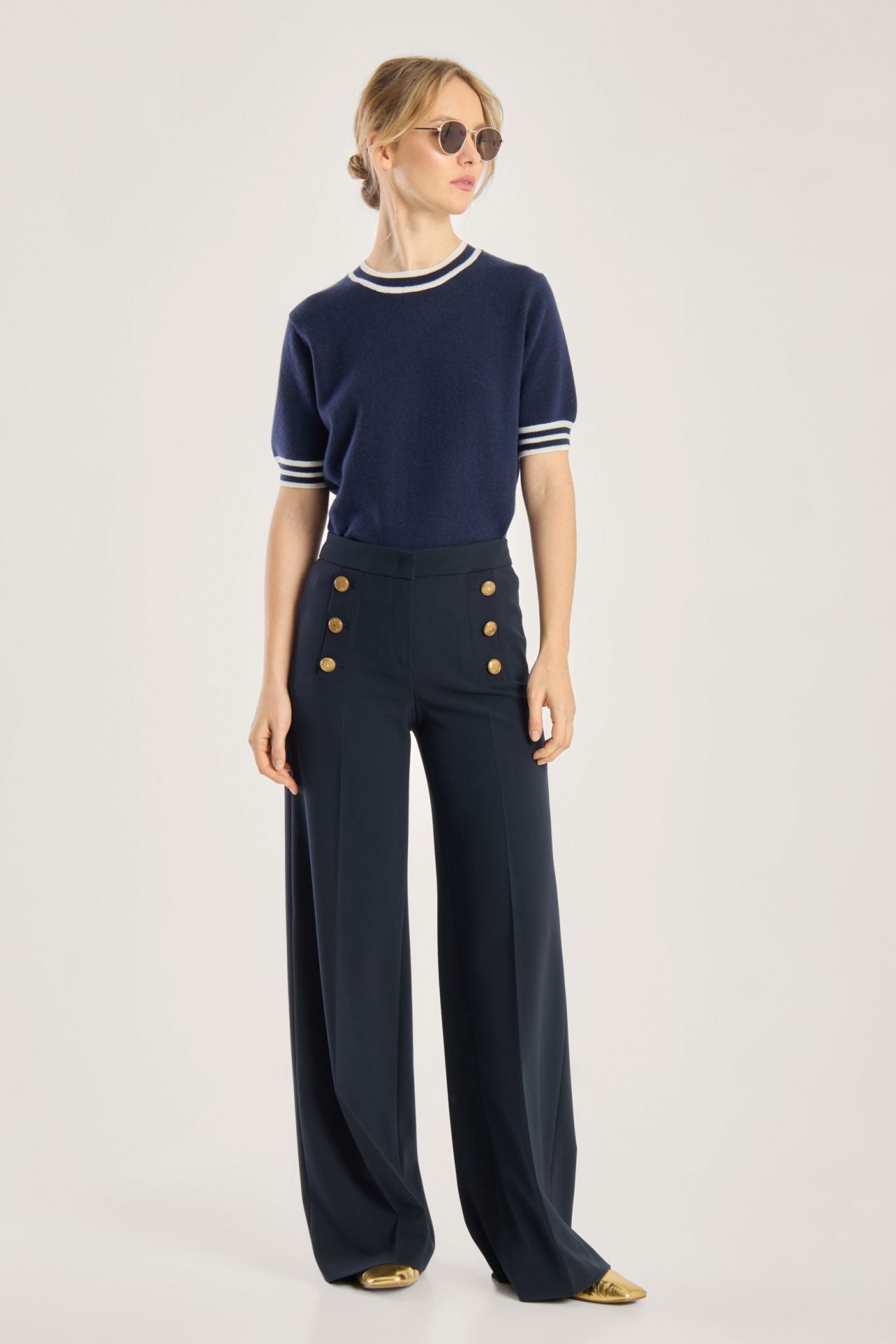 Seductive Pants - Elegant Wide-Leg Pants