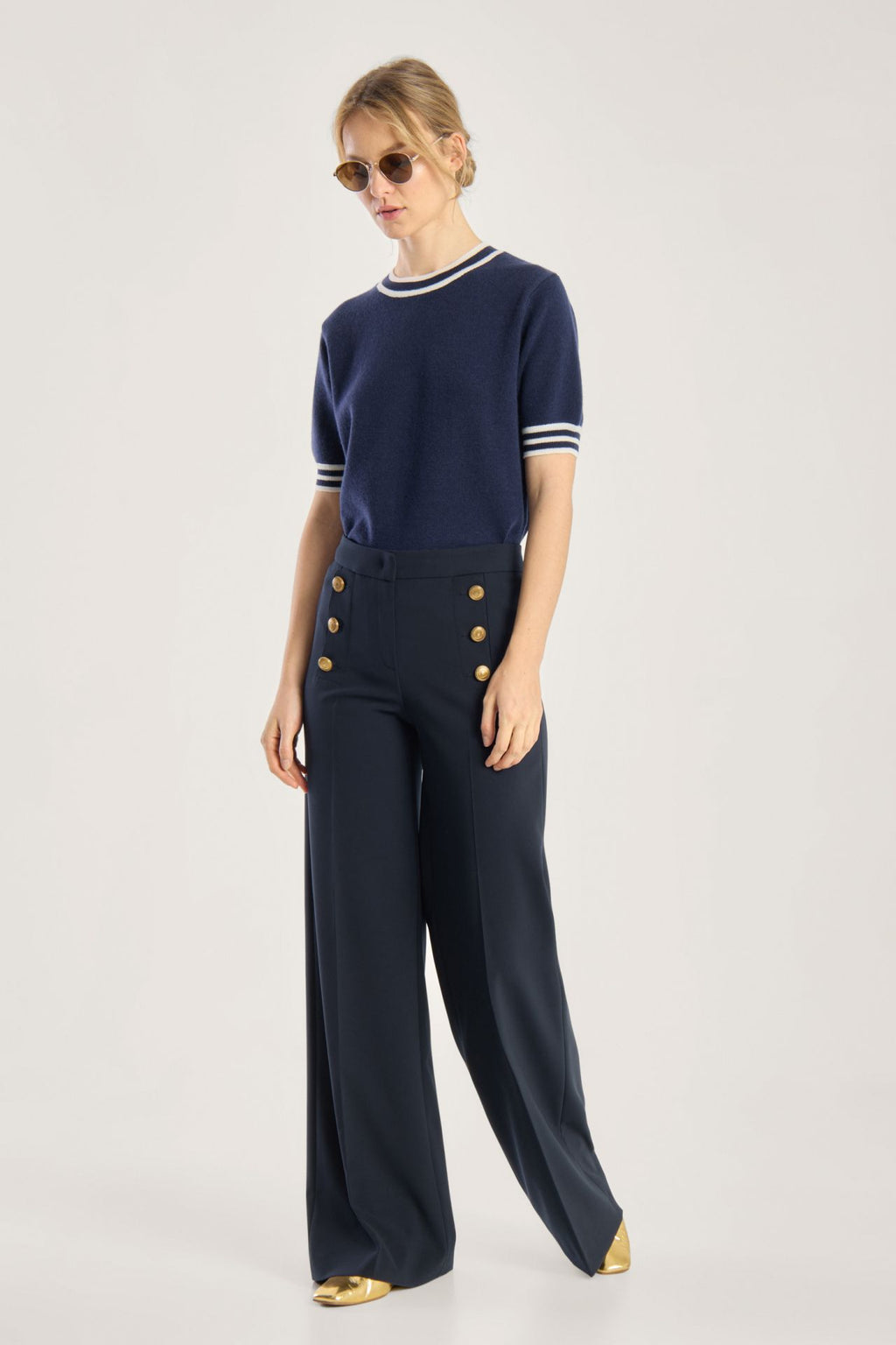 Seductive Pants - Elegant Wide-Leg Pants