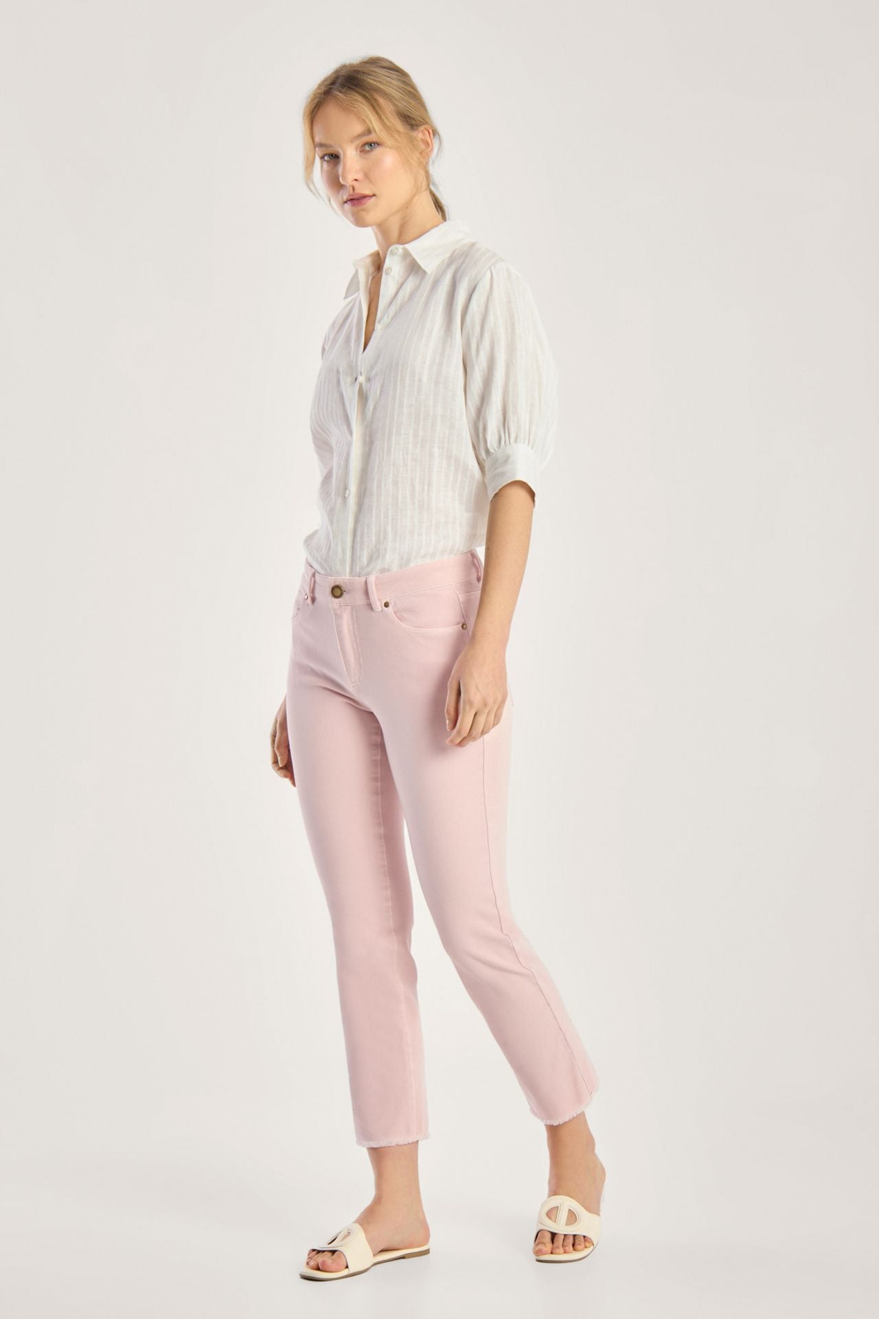 Seductive Pants - Colored Denim Cropped Design
