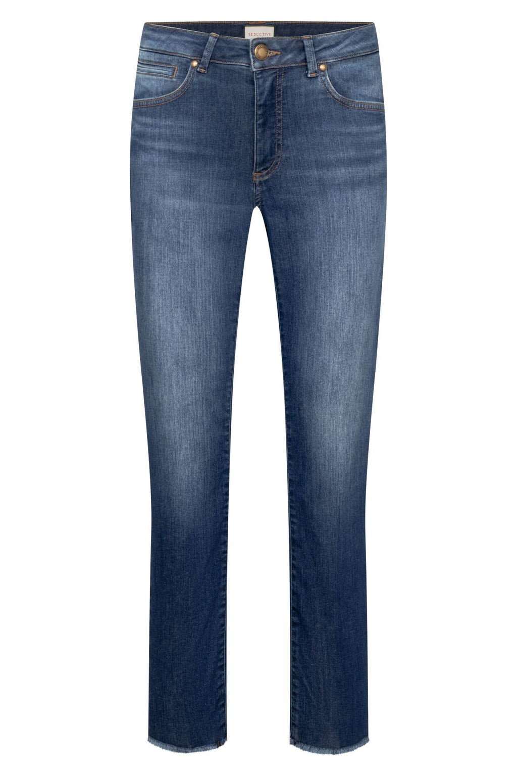 Seductive Cropped Denim Pants - Claire Bistretch Style