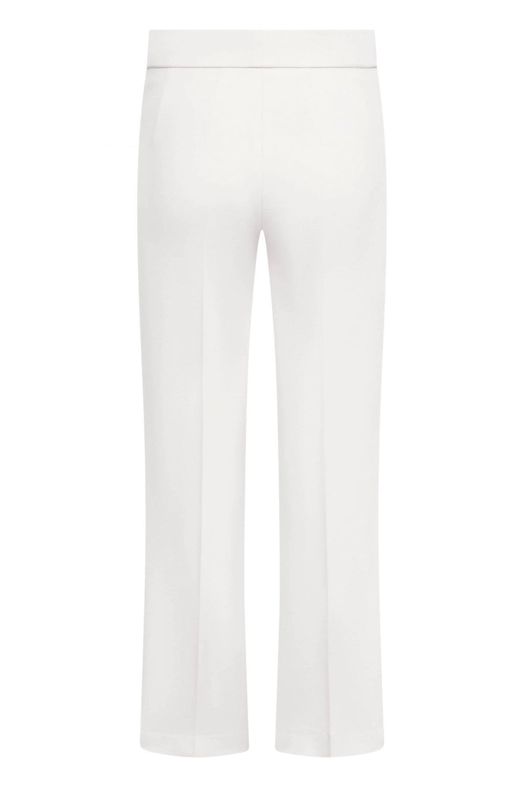 Seductive Pull-On Mid Waist Wide Cropped Pants - NANETTE