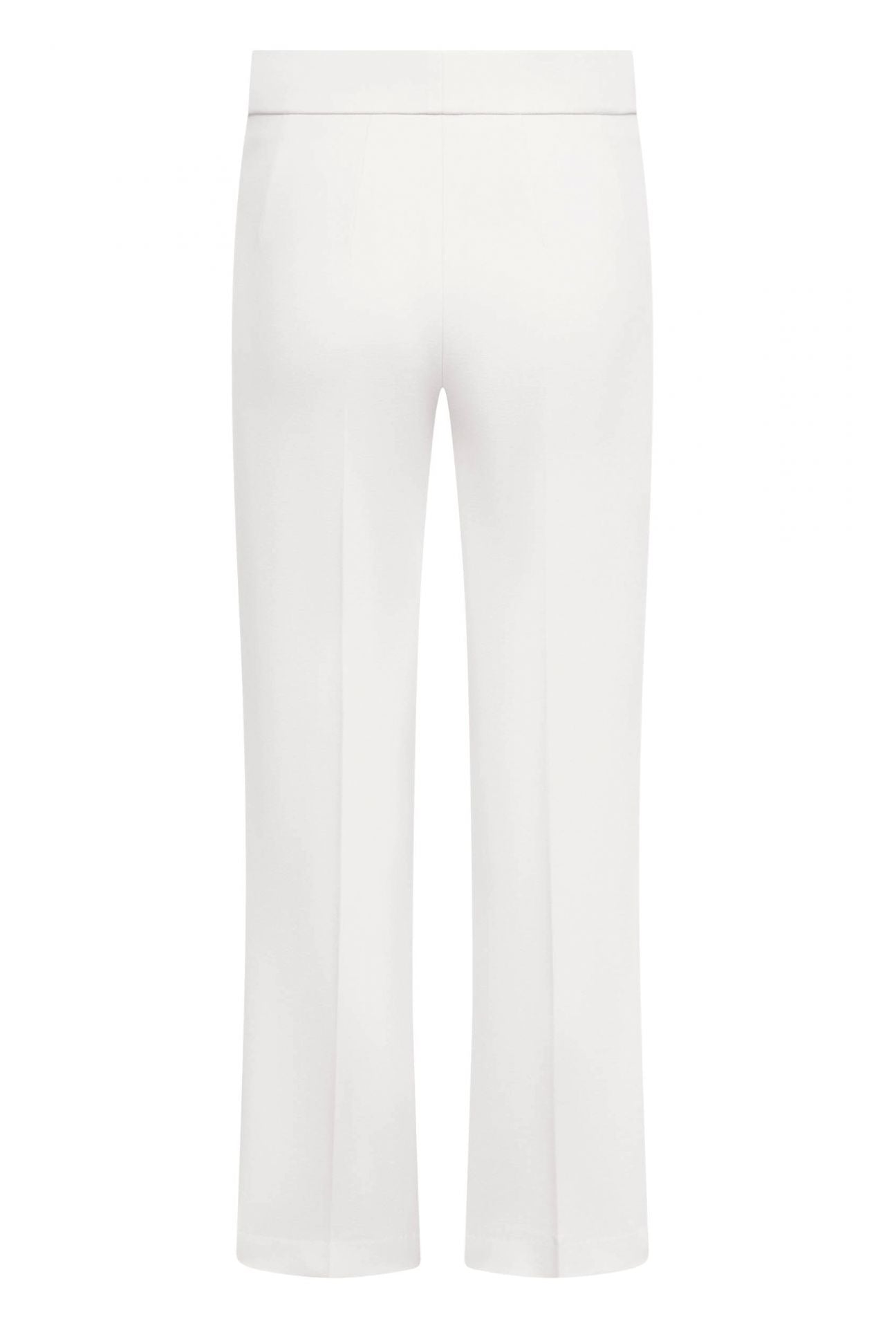 Seductive Pull-On Mid Waist Wide Cropped Pants - NANETTE