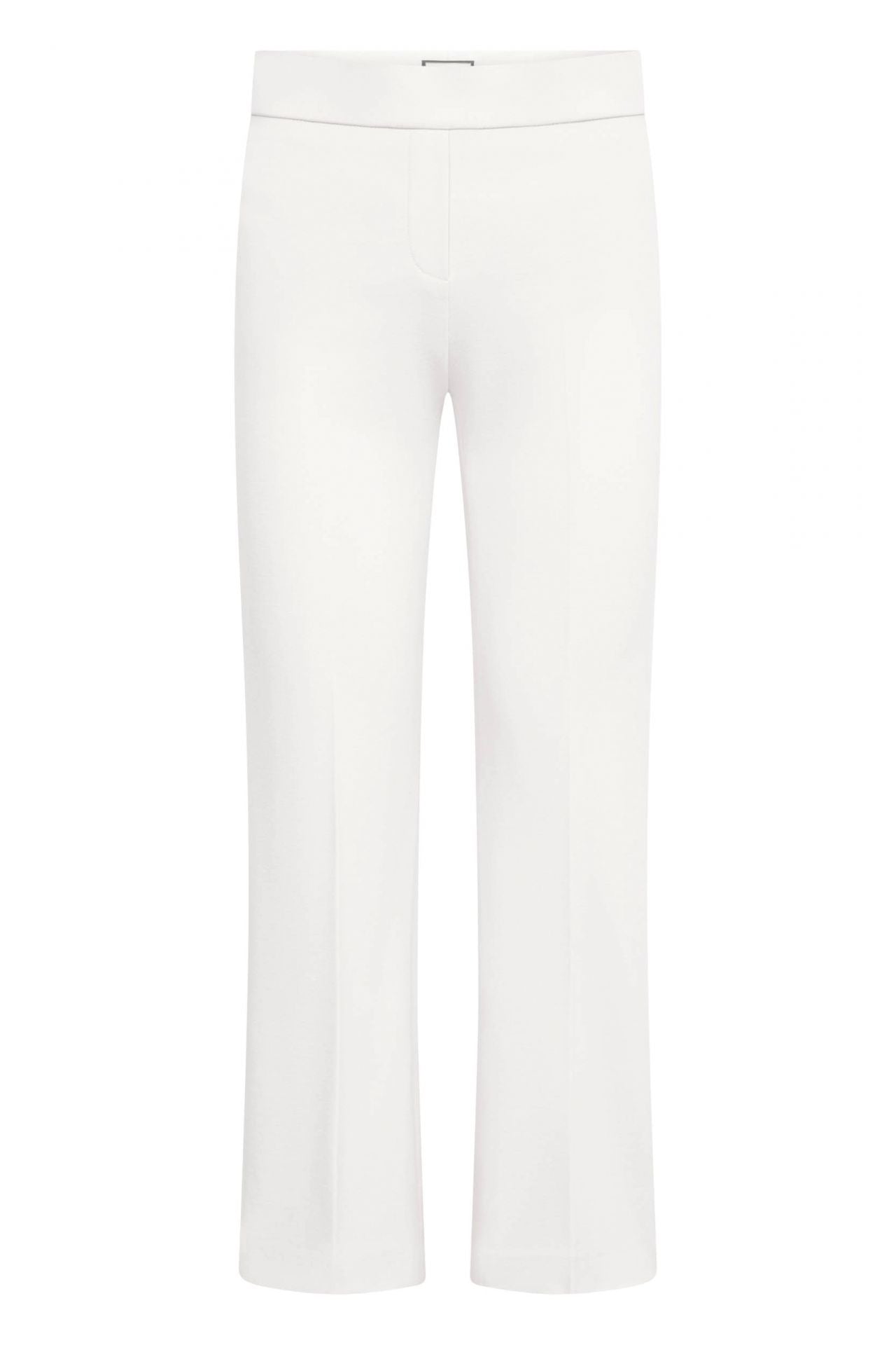 Seductive Pull-On Mid Waist Wide Cropped Pants - NANETTE