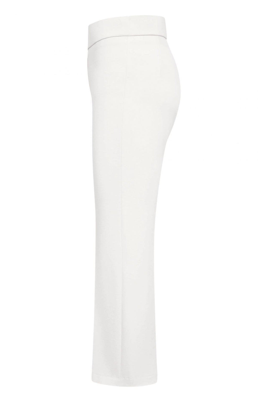 Seductive Pull-On Mid Waist Wide Cropped Pants - NANETTE