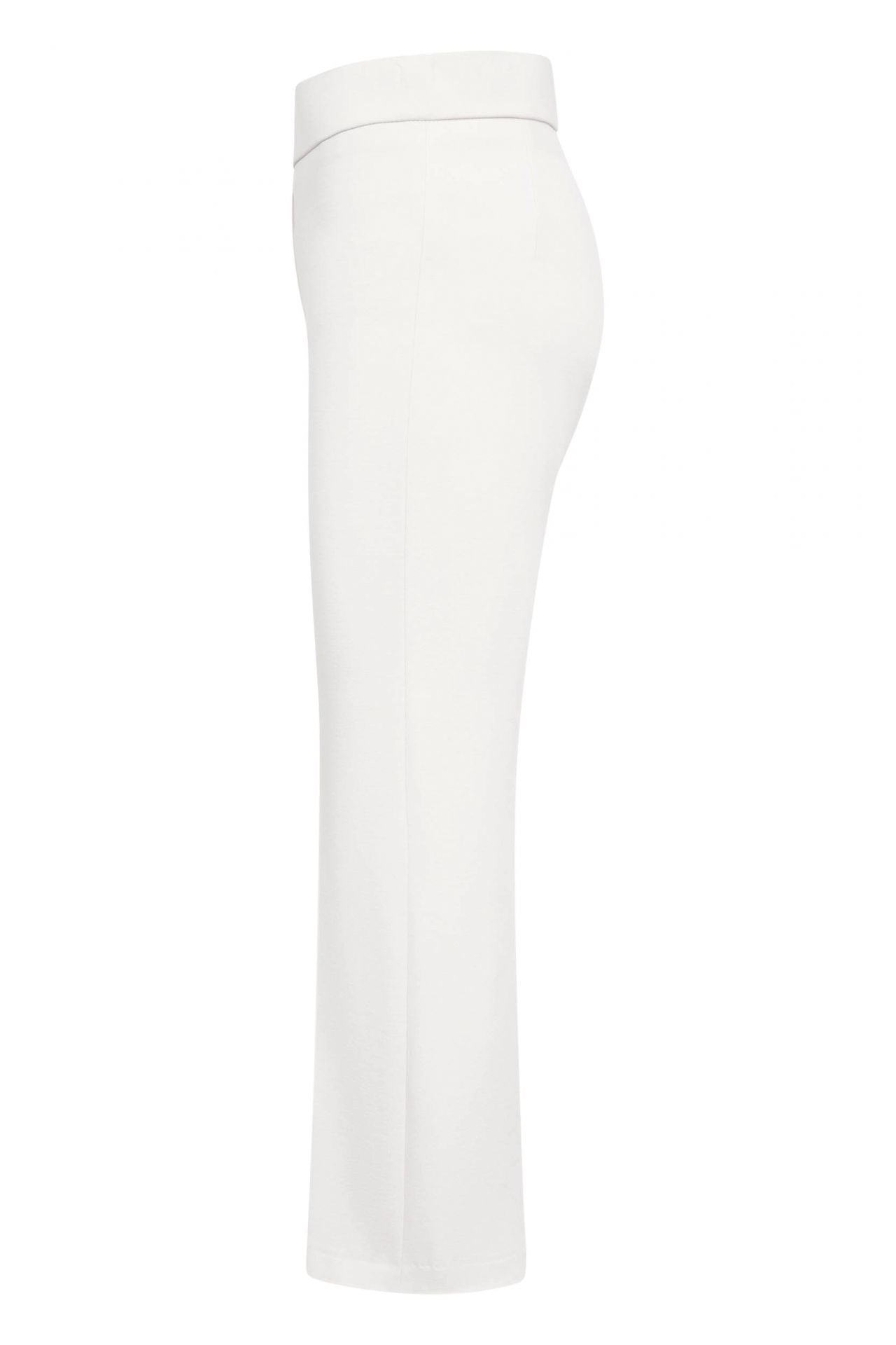 Seductive Pull-On Mid Waist Wide Cropped Pants - NANETTE