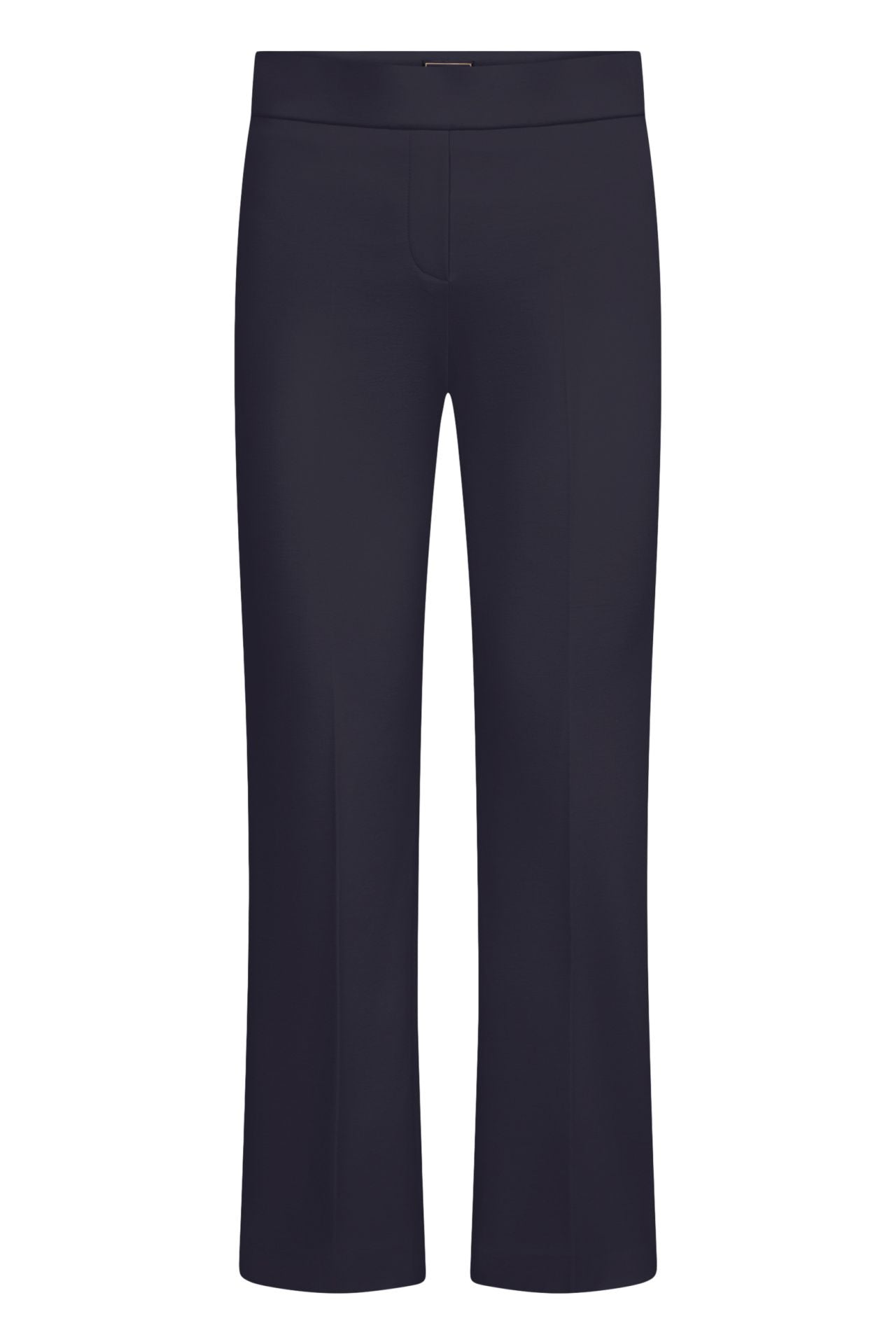 Seductive Pull-On Mid Waist Wide Cropped Pants - NANETTE