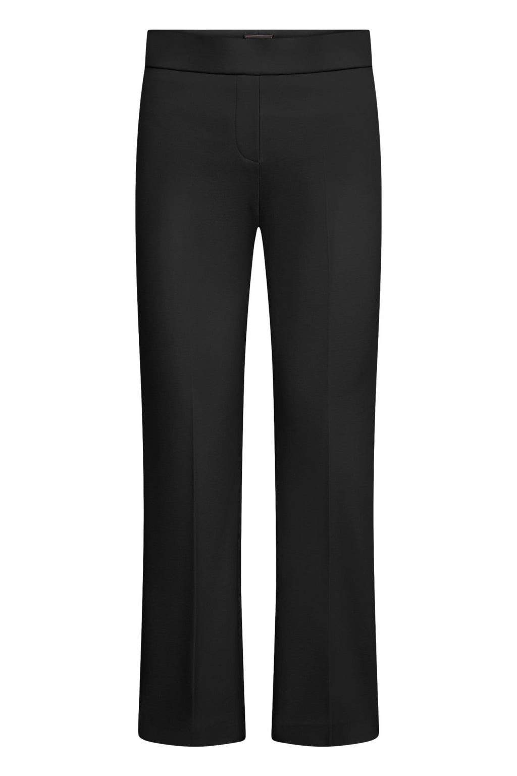 Seductive Pull-On Mid Waist Wide Cropped Pants - NANETTE