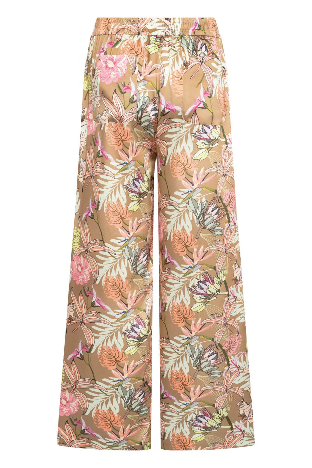 Seductive Floral Pull-On Pants - Rosanne Collection