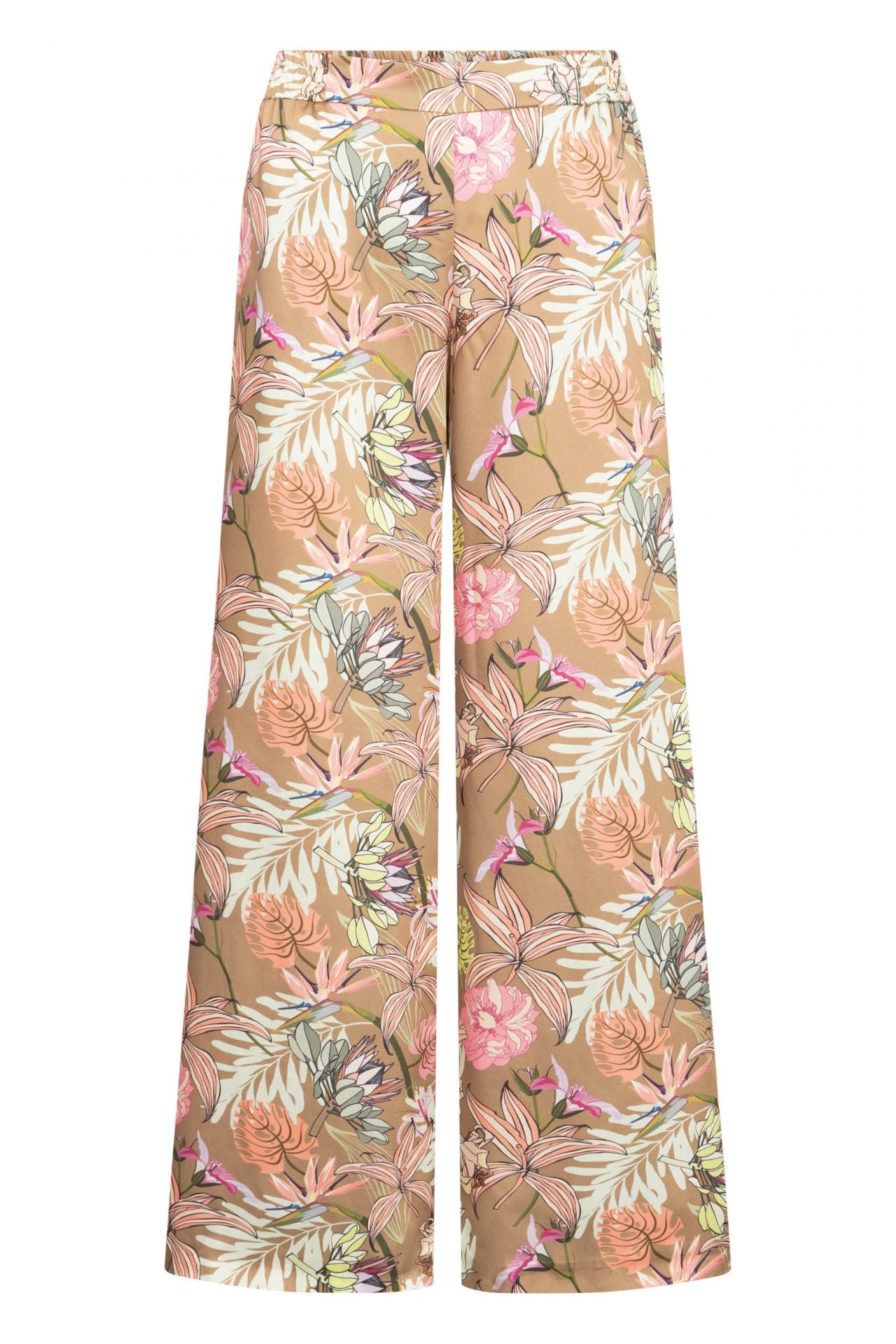 Seductive Floral Pull-On Pants - Rosanne Collection
