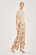Seductive Floral Pull-On Pants - Rosanne Collection