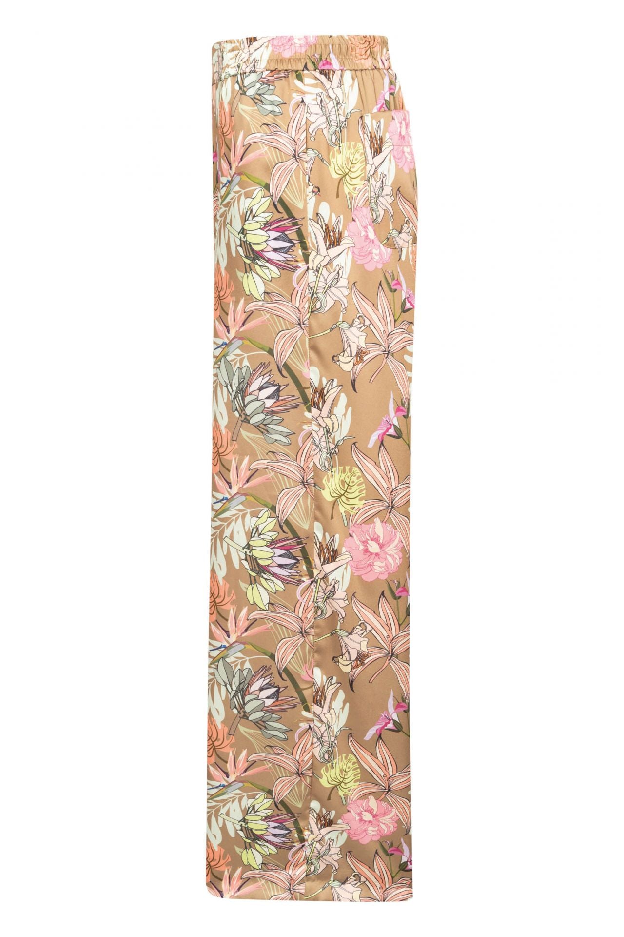 Seductive Floral Pull-On Pants - Rosanne Collection