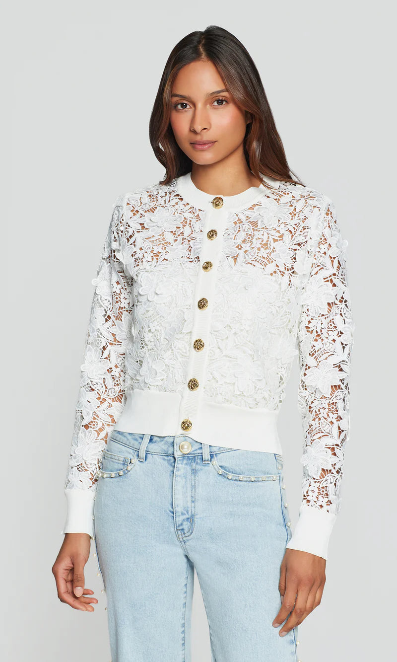 Generation Love * Erin 3D Butterfly Lace Cardigan
