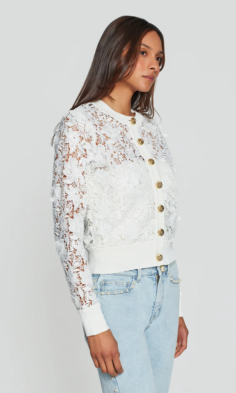 Generation Love * Erin 3D Butterfly Lace Cardigan