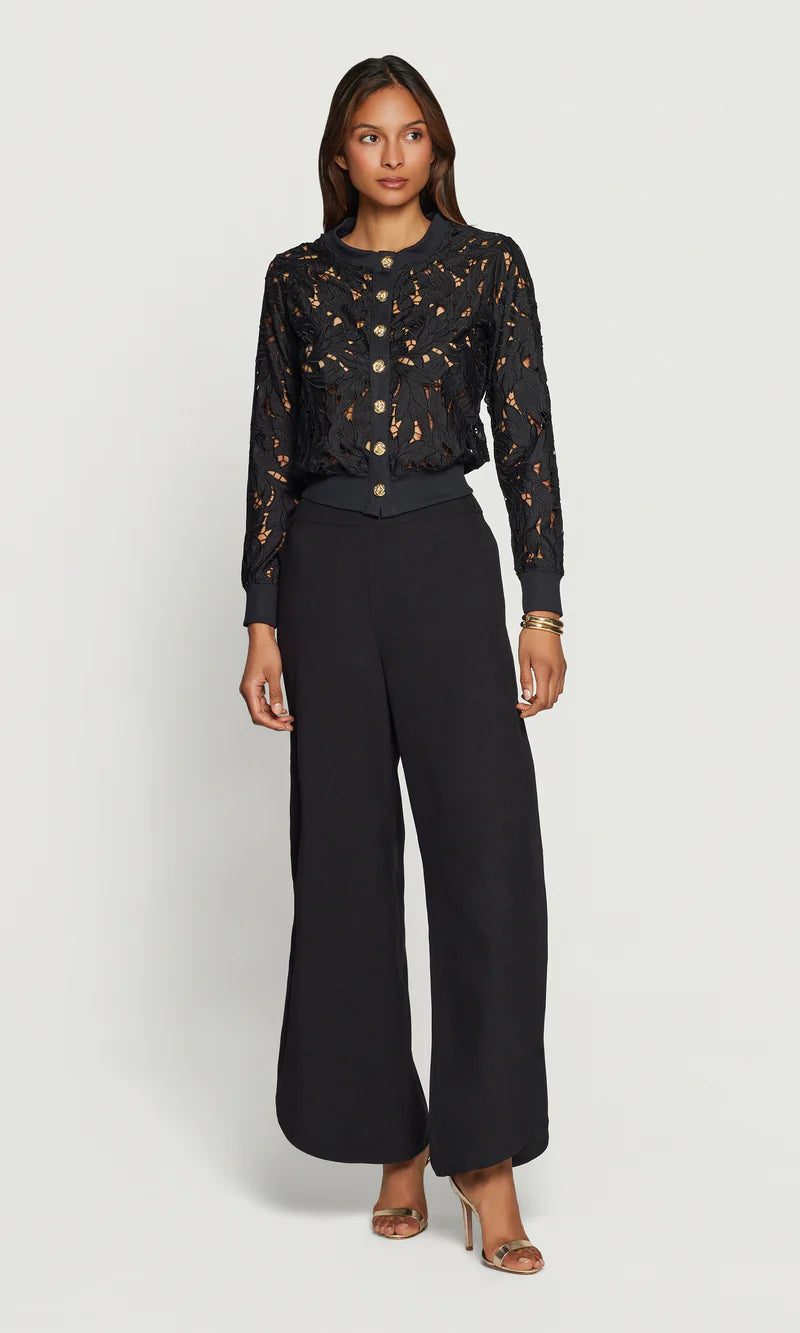 Generation Love * Erin Embroidered Georgette Cardigan