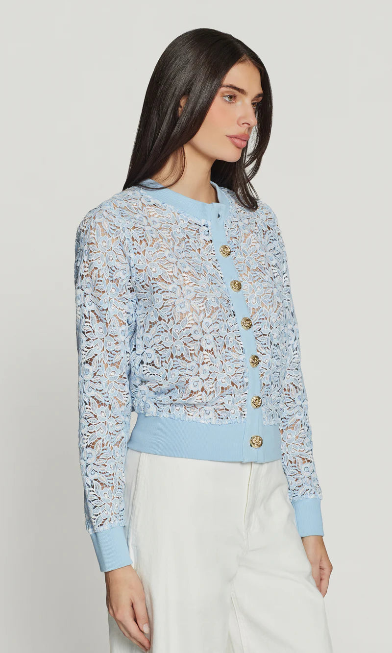 Generation Love * Erin Two Tone Lace Cardigan