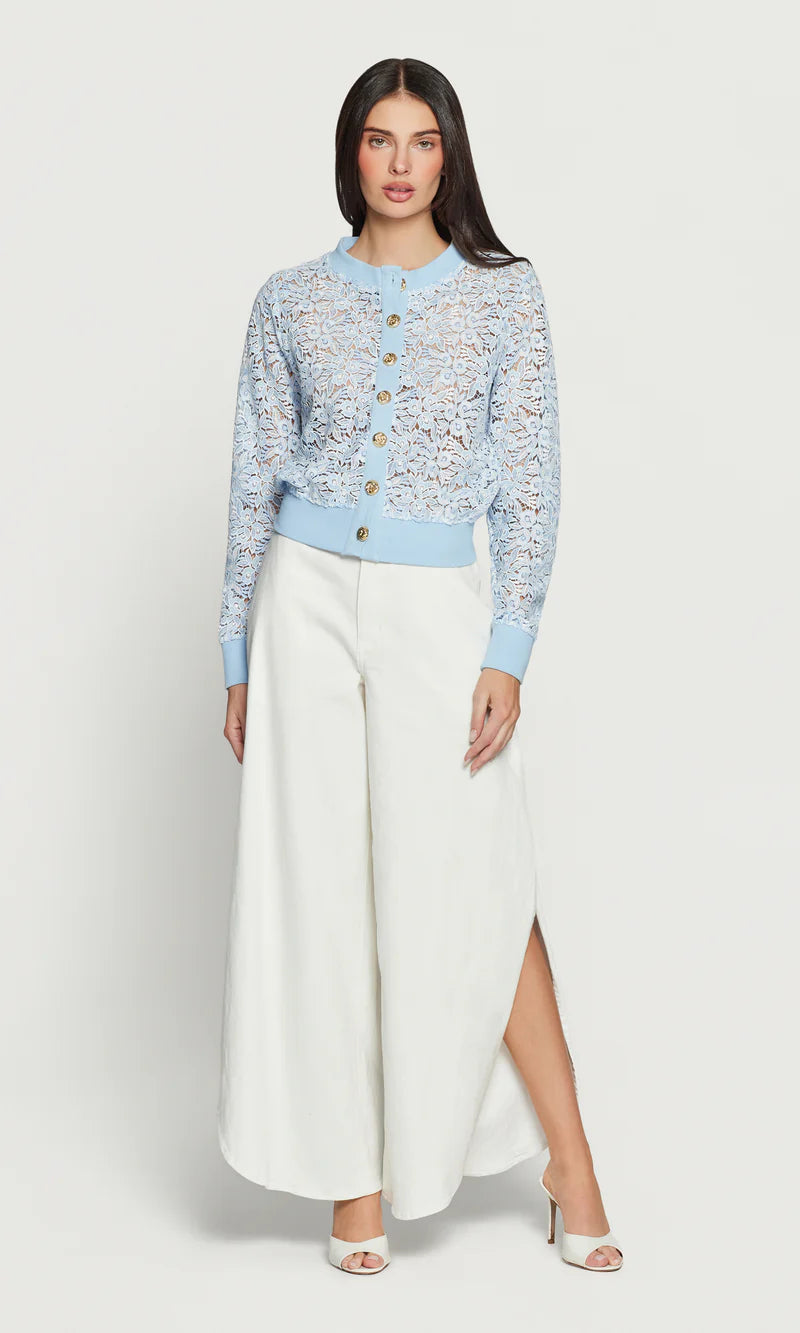 Generation Love * Erin Two Tone Lace Cardigan