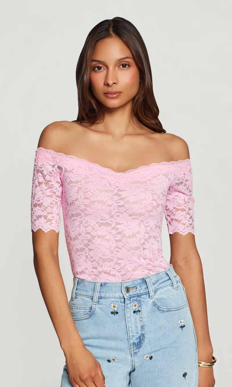 Generation Love * Kovi Lace Off Shoulder Top