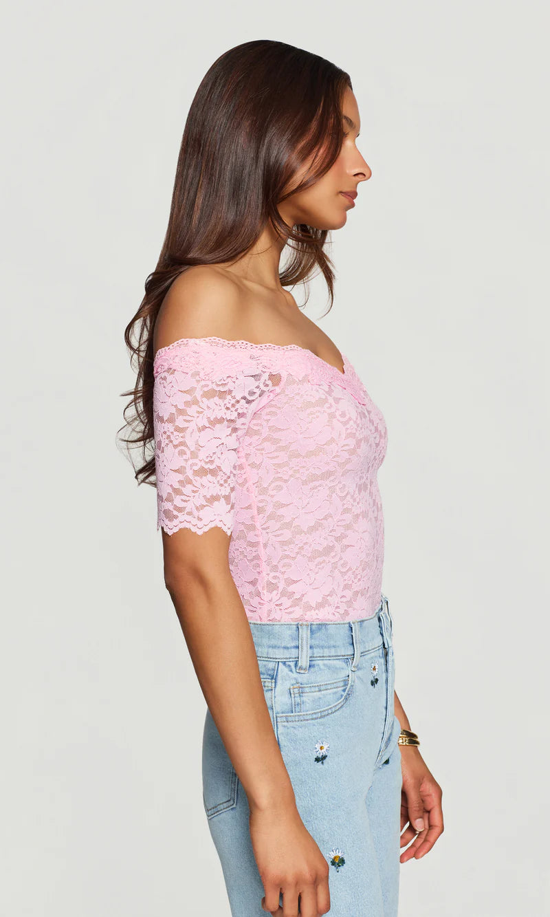 Generation Love * Kovi Lace Off Shoulder Top