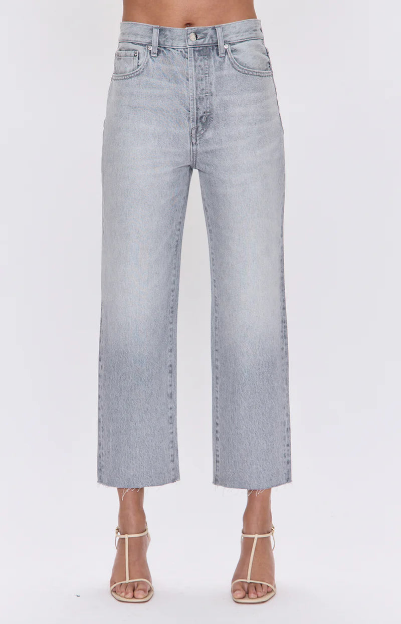 Pistola Cassie Crop Super High Rise Straight Denim Pants