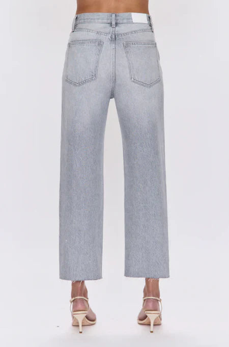 Pistola Cassie Crop Super High Rise Straight Denim Pants